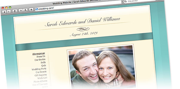 Premium wedding websites